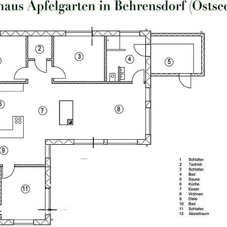 Apfelgarten Ferienhaus Behrensdorf